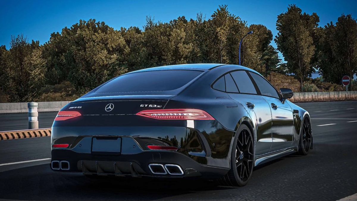 МОД Mercedes-Benz GT63S Amg 4-Door Coupe v1.2 ДЛЯ EURO TRUCK SIMULATOR 2 thumbnail 2