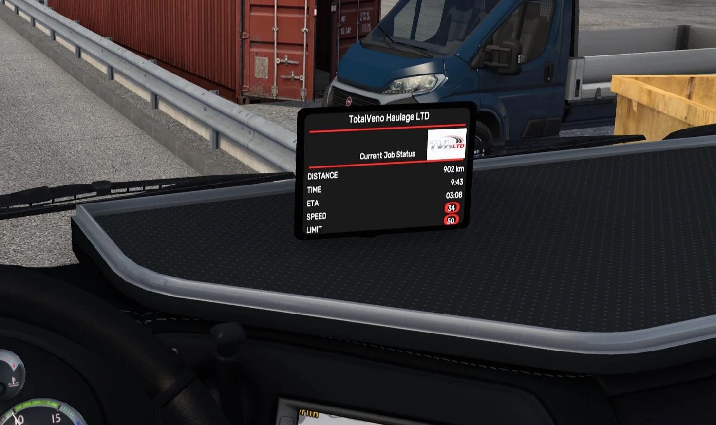 МОД Job Screen v2.5.1 ДЛЯ EURO TRUCK SIMULATOR 2 thumbnail 2