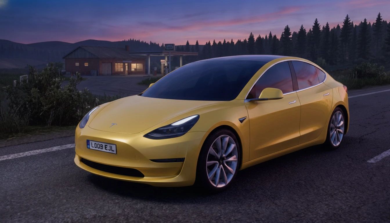 МОД Tesla Model 3 Performance 2021 v2.3 ДЛЯ EURO TRUCK SIMULATOR 2 thumbnail 2