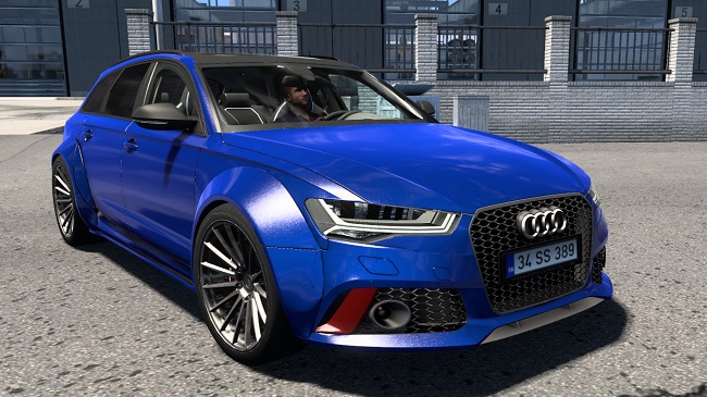 МОД Audi RS6 C7 Avant 2016 v2.4 ДЛЯ EURO TRUCK SIMULATOR 2
