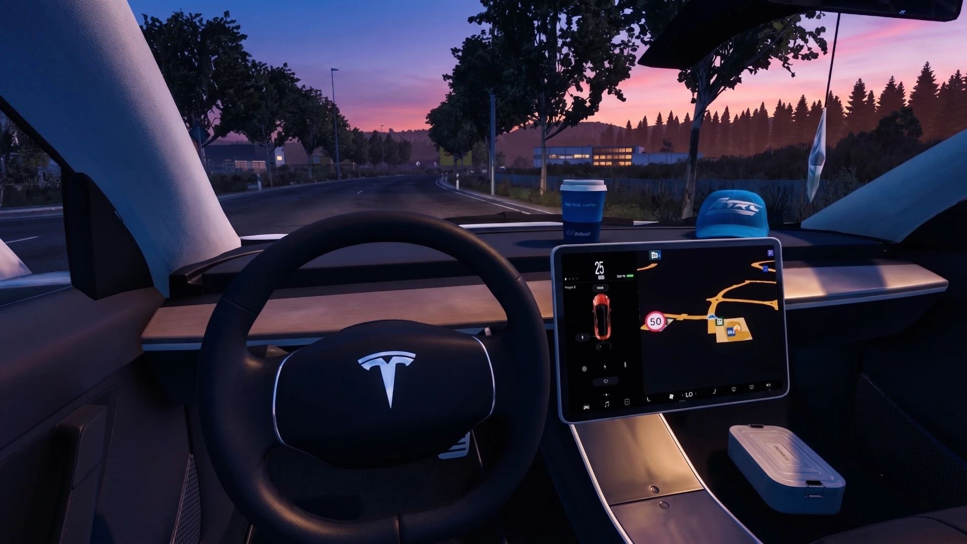 МОД Tesla Model 3 Performance 2021 v2.3 ДЛЯ EURO TRUCK SIMULATOR 2 thumbnail 3
