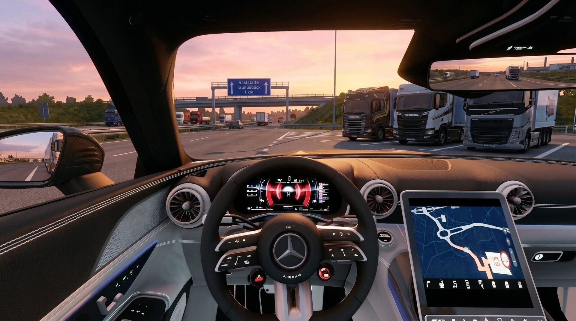 МОД 2023 Mercedes SL63 AMG v2.4 ДЛЯ EURO TRUCK SIMULATOR 2 thumbnail 3