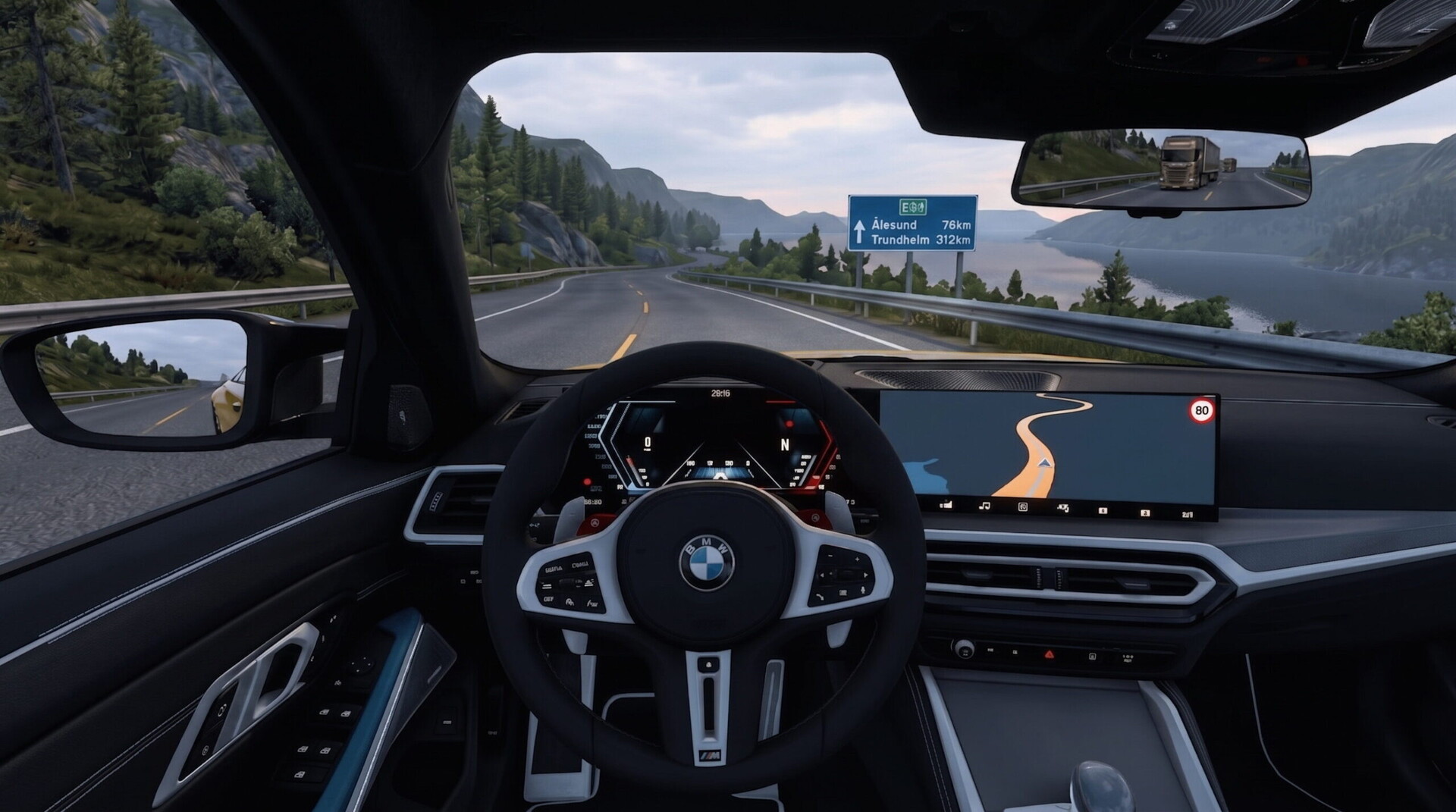 МОД 2023 BMW M3 G80 Touring v3.3 ДЛЯ EURO TRUCK SIMULATOR 2 thumbnail 3