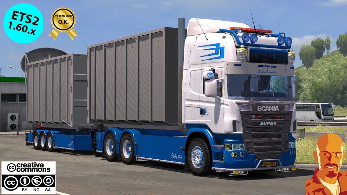 МОД Scania Abroll v1.0 ДЛЯ EURO TRUCK SIMULATOR 2