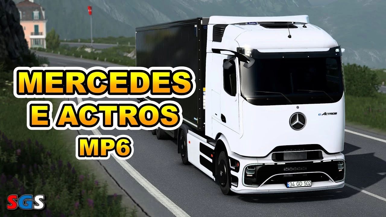 МОД Mercedes Benz eActros MP6 v2.0 ДЛЯ EURO TRUCK SIMULATOR 2