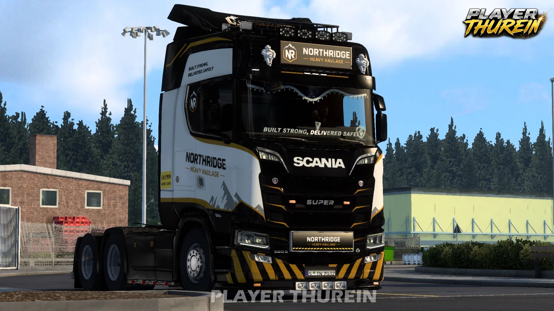 МОД Northridge Heavy Haulage skin for Scania S v2 ДЛЯ EURO TRUCK SIMULATOR 2