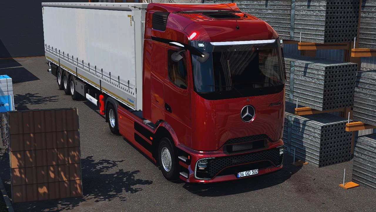 МОД Mercedes Benz eActros MP6 v2.0 ДЛЯ EURO TRUCK SIMULATOR 2 thumbnail 2