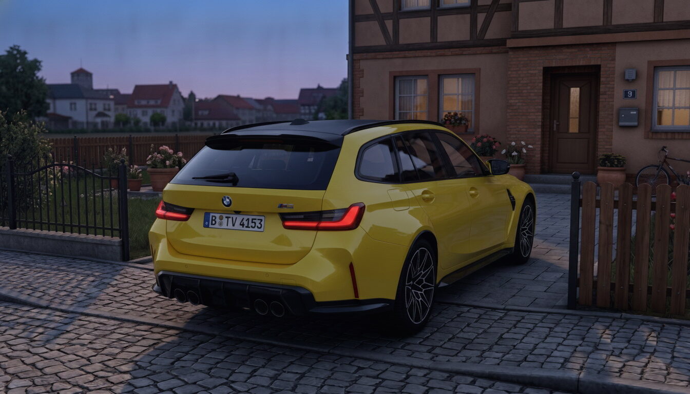 МОД 2023 BMW M3 G80 Touring v3.3 ДЛЯ EURO TRUCK SIMULATOR 2 thumbnail 2