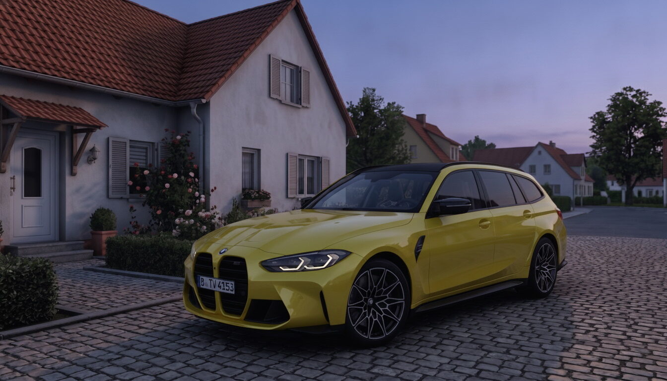 МОД 2023 BMW M3 G80 Touring v3.3 ДЛЯ EURO TRUCK SIMULATOR 2