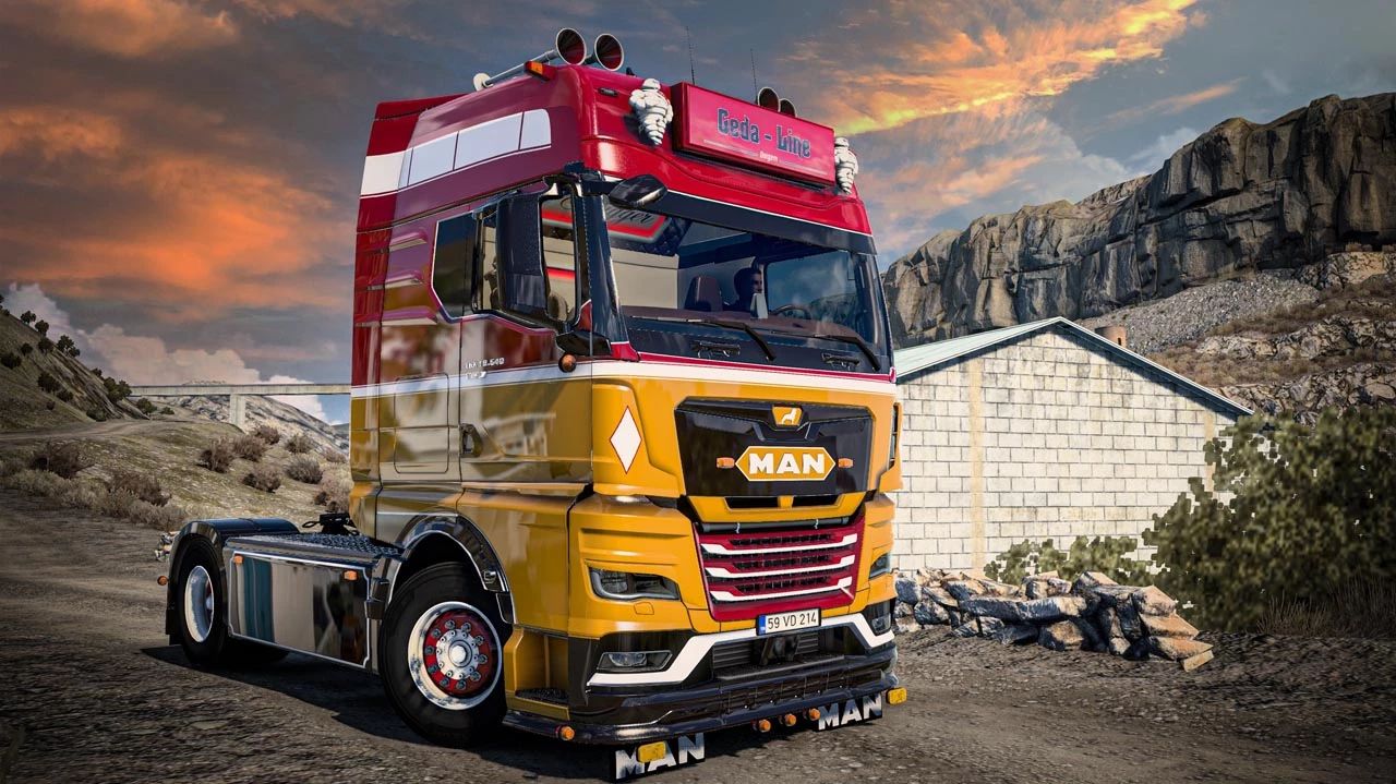 МОД MAN TG3 2020 SCT Desing Truck v1.60 ДЛЯ EURO TRUCK SIMULATOR 2 thumbnail 2