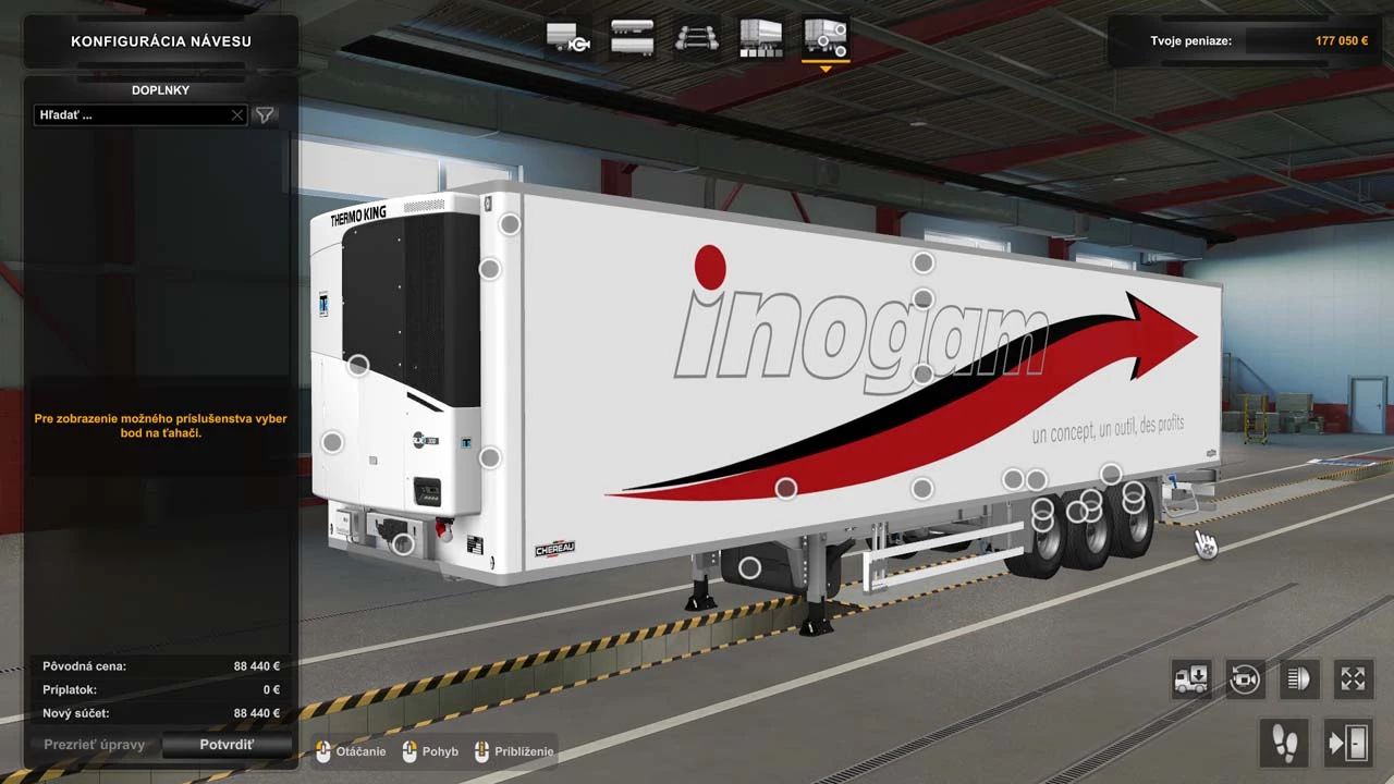 МОД Ownable Chereau Inogam v2.0 ДЛЯ EURO TRUCK SIMULATOR 2 thumbnail 3