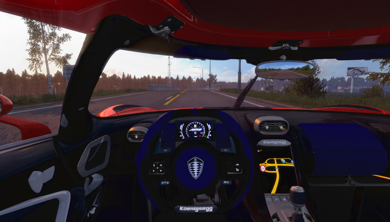 МОД Koenigsegg Jesko 2024 v1.2 ДЛЯ EURO TRUCK SIMULATOR 2 thumbnail 3