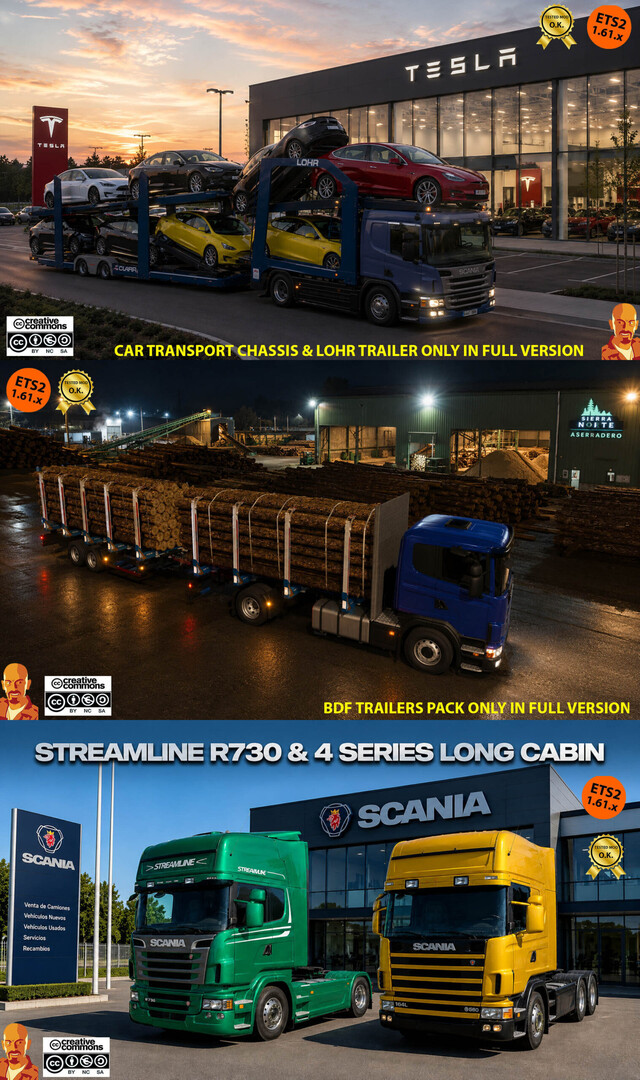 МОД Scania Megamod v8.0 ДЛЯ EURO TRUCK SIMULATOR 2 thumbnail 3