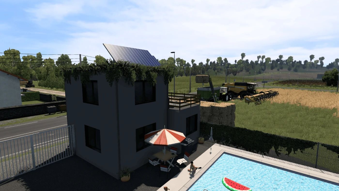 МОД House in Paluel v1.0 ДЛЯ EURO TRUCK SIMULATOR 2 thumbnail 2