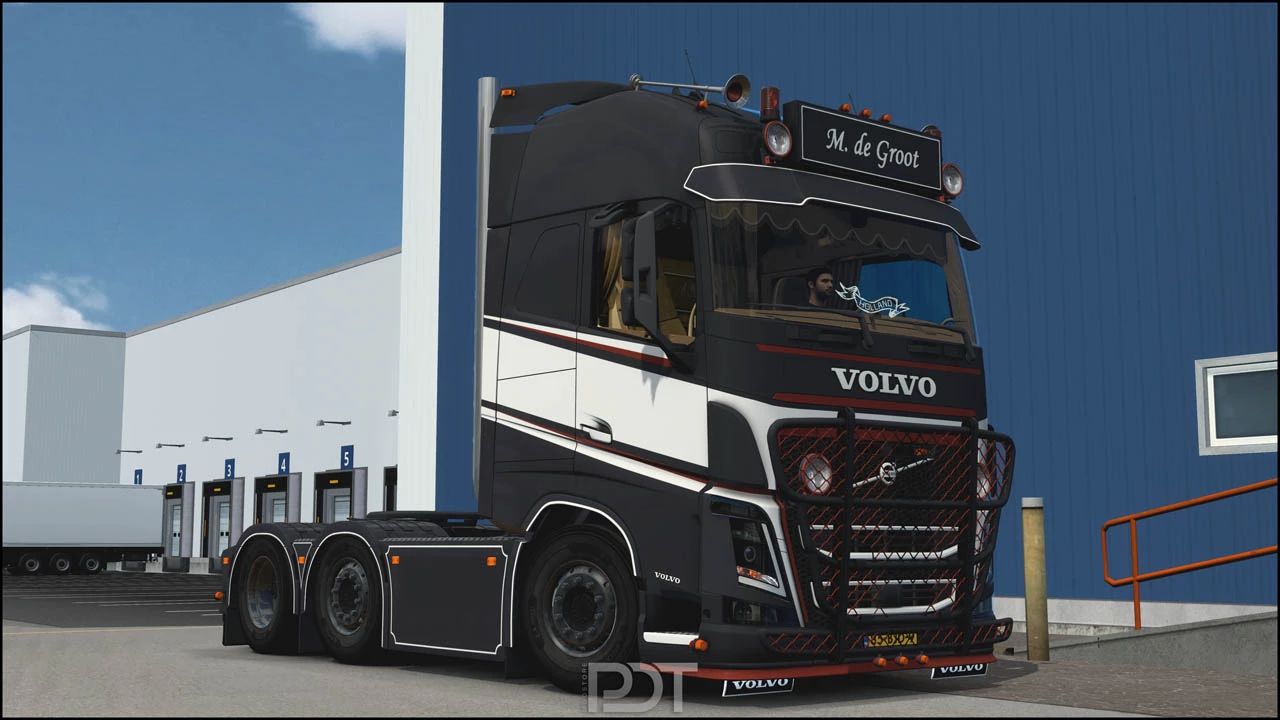 МОД Volvo FH4 "M.de Groot" v17 ДЛЯ EURO TRUCK SIMULATOR 2