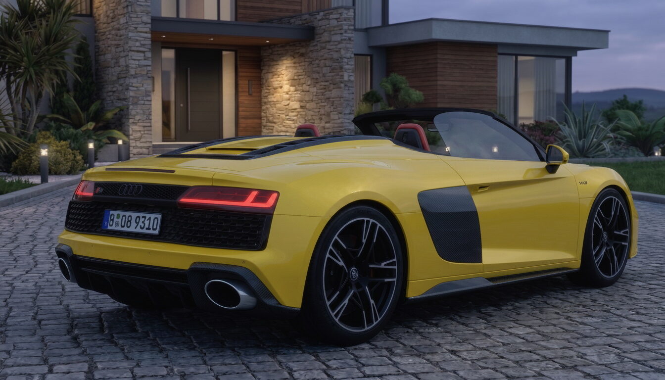 МОД Audi R8 V10 Spyder 2021 v1.6 ДЛЯ EURO TRUCK SIMULATOR 2 thumbnail 2