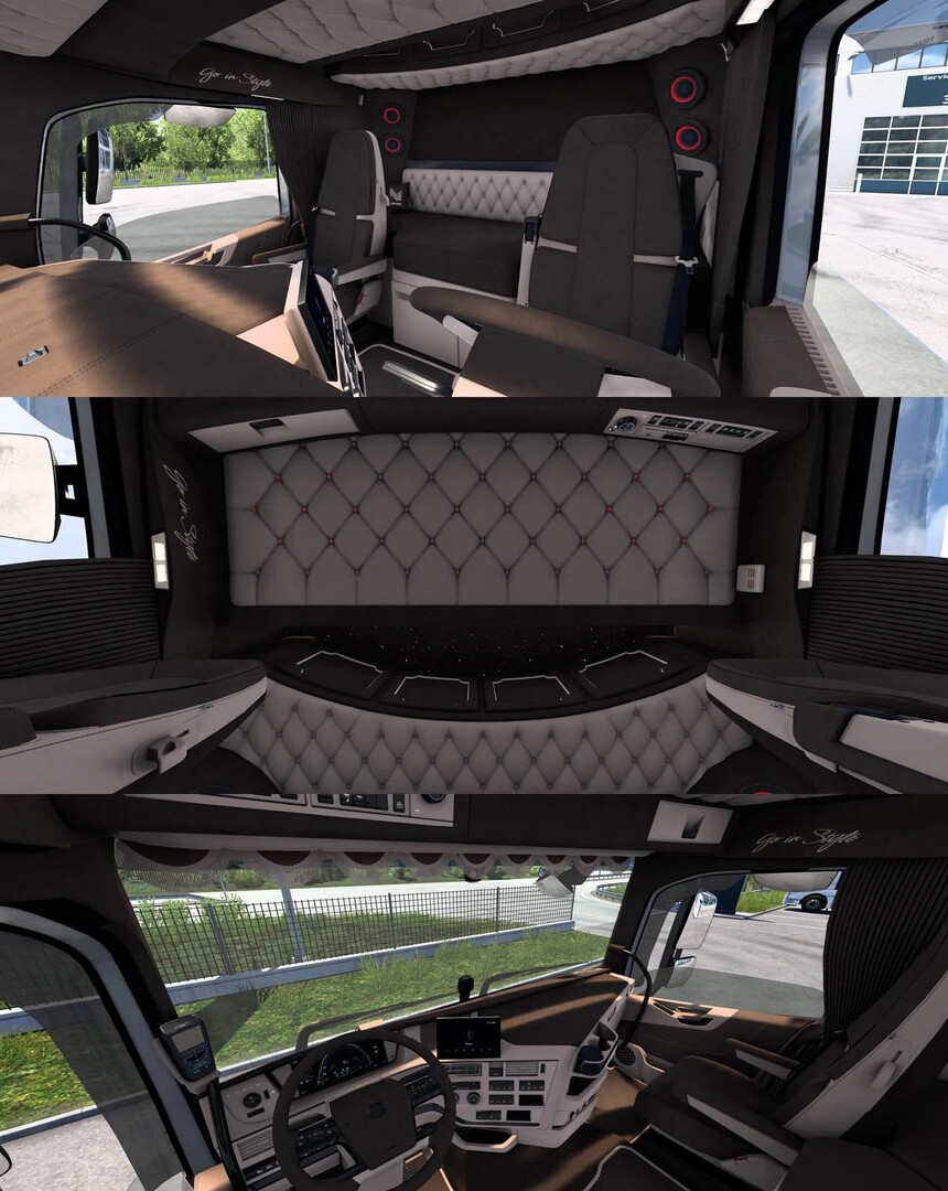 МОД Premium Sanax Globetrotter Interiorpack 10 Variants v1.2 ДЛЯ EURO TRUCK SIMULATOR 2 thumbnail 3