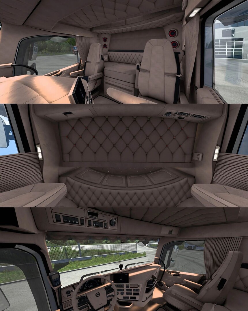 МОД Premium Sanax Globetrotter Interiorpack 10 Variants v1.2 ДЛЯ EURO TRUCK SIMULATOR 2 thumbnail 4
