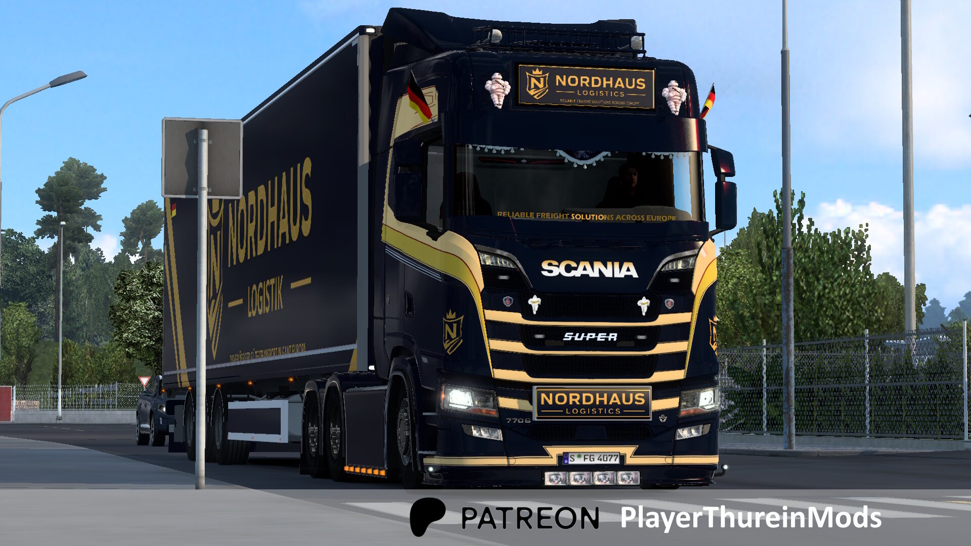 МОД Nordhaus Logistics Combo Skin v1.0 ДЛЯ EURO TRUCK SIMULATOR 2