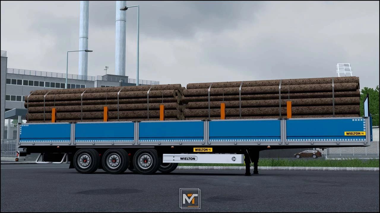 МОД Wielton NS3S Trailer v2.0 ДЛЯ EURO TRUCK SIMULATOR 2 thumbnail 3