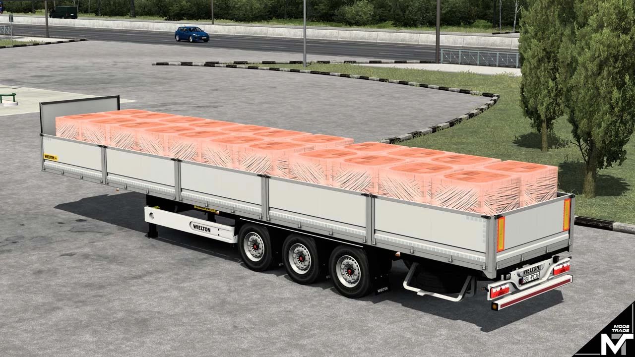 МОД Wielton NS3S Trailer v2.0 ДЛЯ EURO TRUCK SIMULATOR 2 thumbnail 4