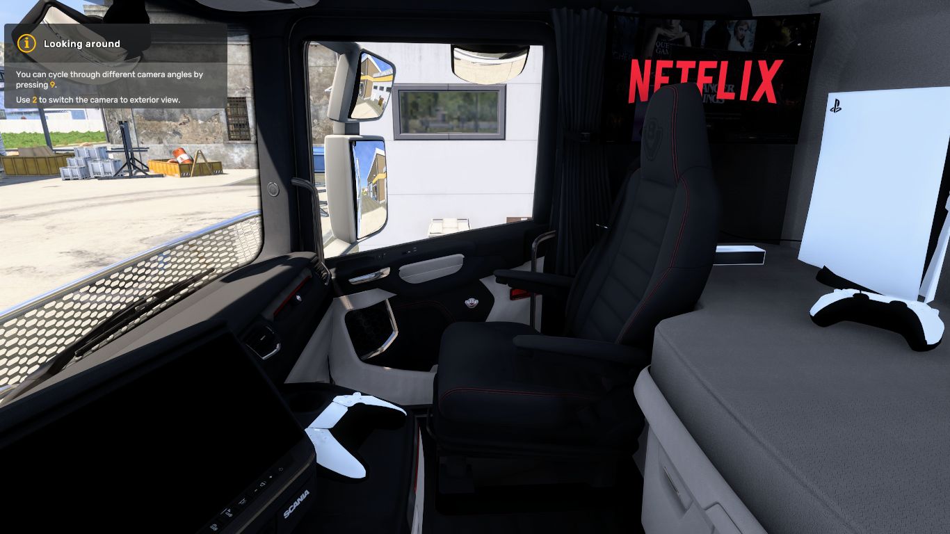 МОД PS 5 with Lit screens v1.0 ДЛЯ EURO TRUCK SIMULATOR 2 thumbnail 3