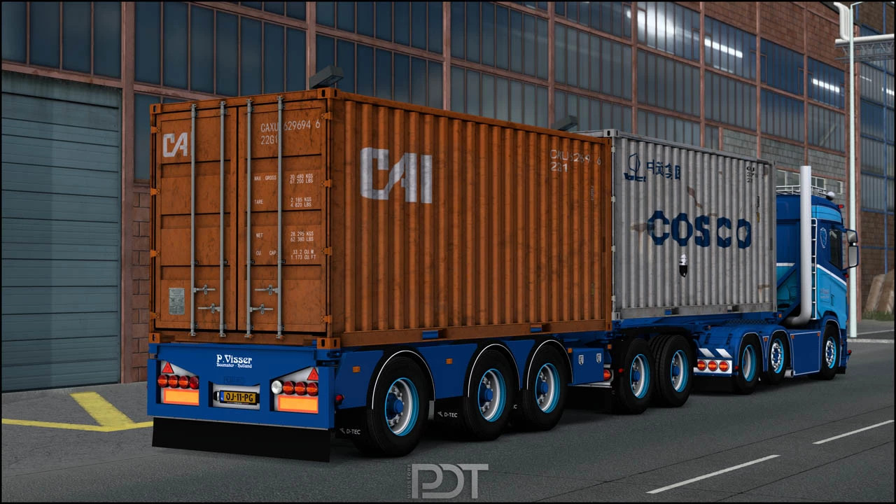 МОД Scania R650 + Trailer "P.Visser" v5.0 ДЛЯ EURO TRUCK SIMULATOR 2 thumbnail 3