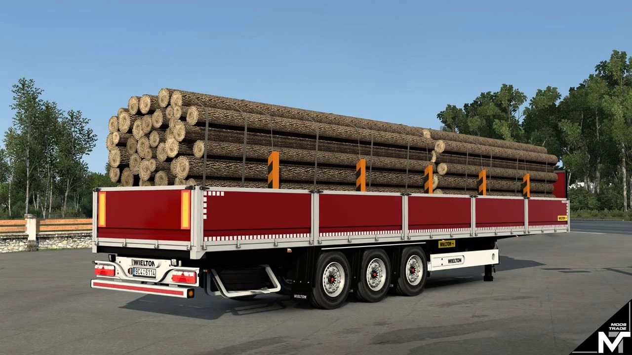 МОД Wielton NS3S Trailer v2.0 ДЛЯ EURO TRUCK SIMULATOR 2