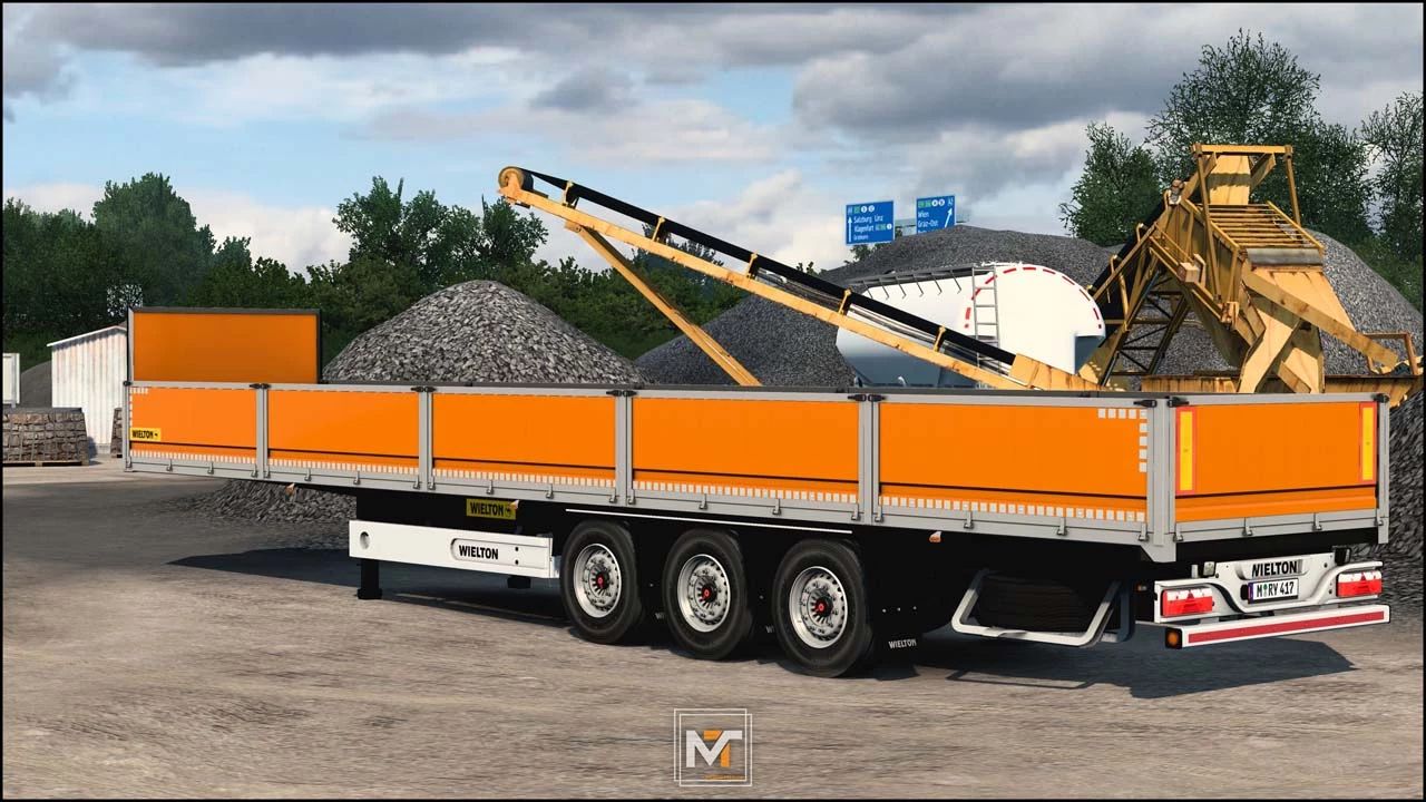 МОД Wielton NS3S Trailer v2.0 ДЛЯ EURO TRUCK SIMULATOR 2 thumbnail 2