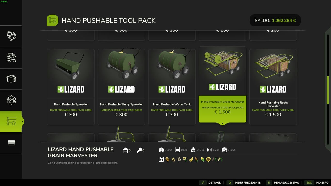 МОД Hand Pushable Tool Pack v1.1.1.0 (1.21.x) ДЛЯ FARMING SIMULATOR 2025 thumbnail 5