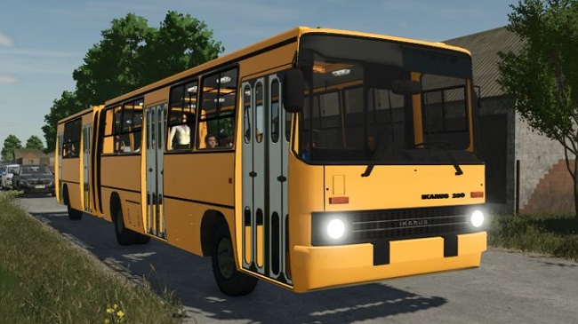 МОД Ikarus 280 v1.0.0.1 (1.21.x) ДЛЯ FARMING SIMULATOR 2025