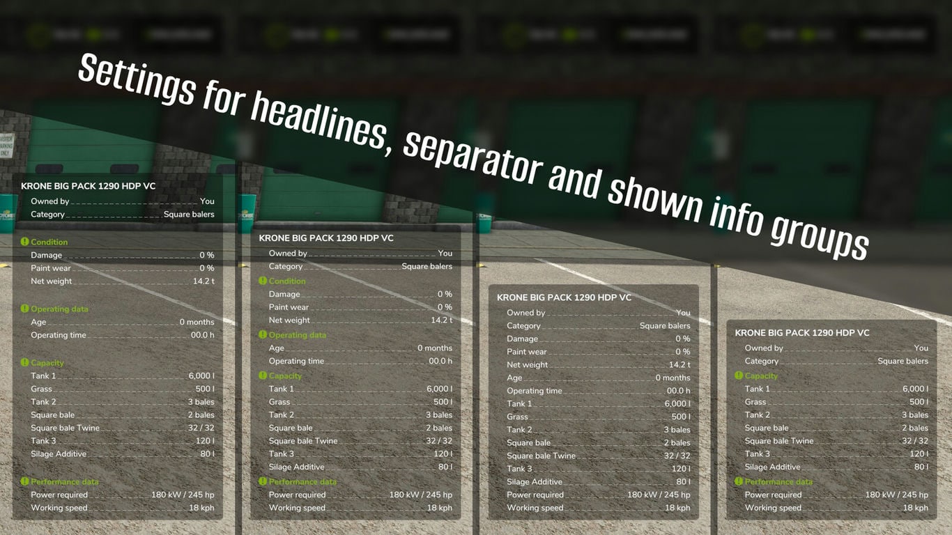 МОД Additional Vehicle Info v1.0.0.0 (1.21.x) ДЛЯ FARMING SIMULATOR 2025 thumbnail 2