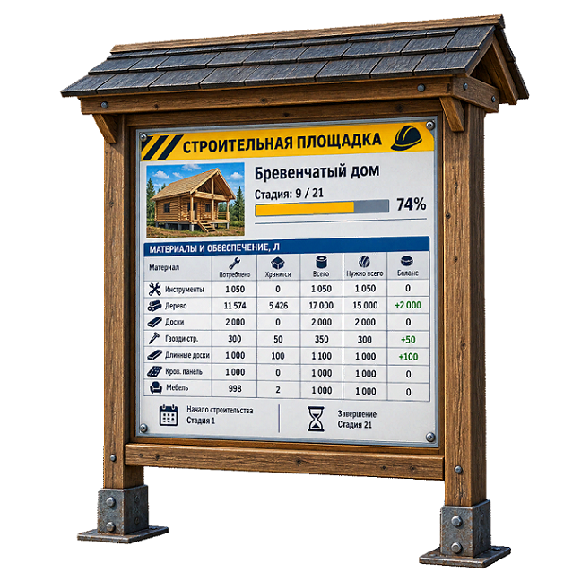 МОД Construction Progress Display v1.0.0.0 (1.21.0) ДЛЯ FARMING SIMULATOR 2025