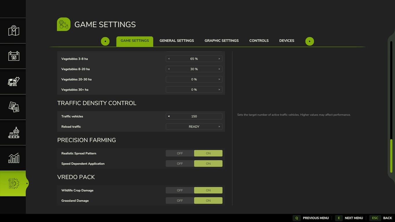 МОД Traffic Density Control v1.0.1.0 (1.21.x) ДЛЯ FARMING SIMULATOR 2025 thumbnail 4