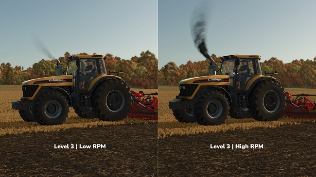 МОД Exhaust Color Configurations v1.0.0.0 (1.21.x) ДЛЯ FARMING SIMULATOR 2025