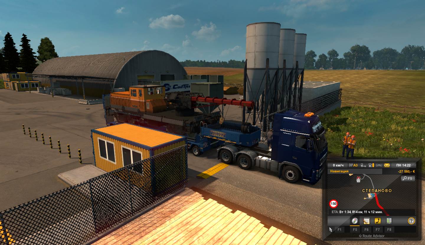 МОД Негабаритный груз v1.0 ДЛЯ EURO TRUCK SIMULATOR 2 - ETS 2 Другие моды  <!--if(Euro Truck Simulator 2)-->- Euro Truck Simulator 2<!--endif--> -  Моды - MODSGAMING.RU - Моды для FS 19, SpinTires, BeamNG, ETS2