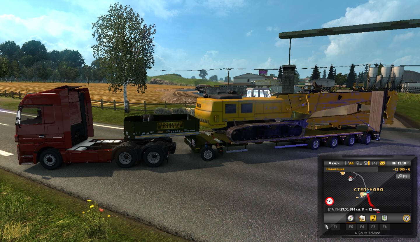 МОД Негабаритный груз v1.0 ДЛЯ EURO TRUCK SIMULATOR 2 - ETS 2 Другие моды  <!--if(Euro Truck Simulator 2)-->- Euro Truck Simulator 2<!--endif--> -  Моды - MODSGAMING.RU - Моды для FS 19, SpinTires, BeamNG, ETS2