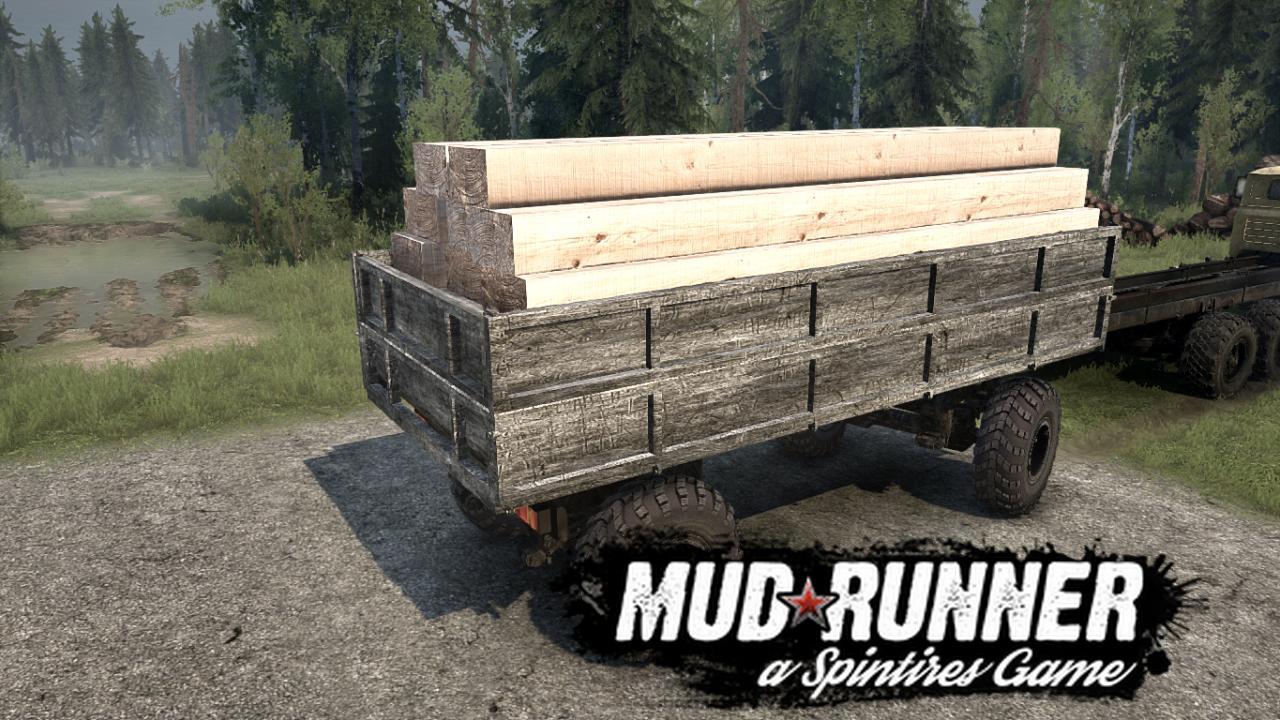 Mudrunner как прицепить прицеп