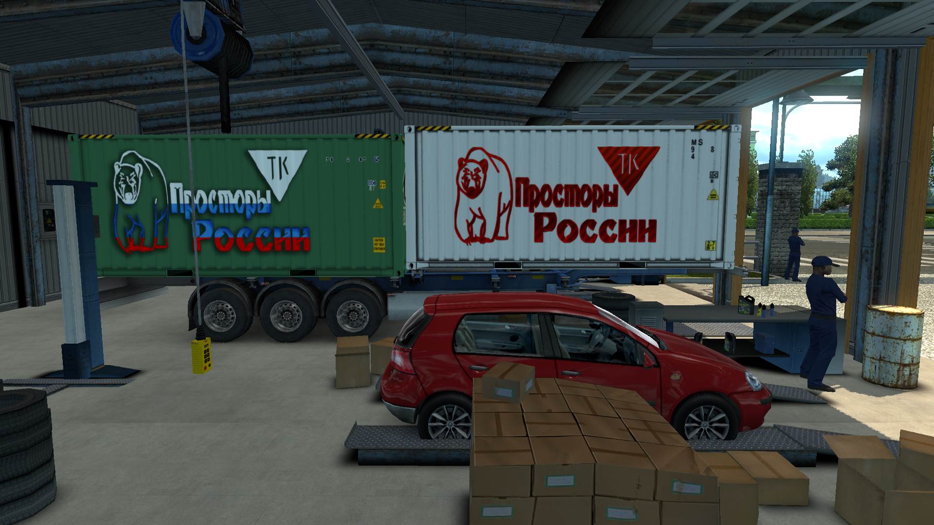 как правильно установить мод российские просторы для euro truck simulator 2 фото 63