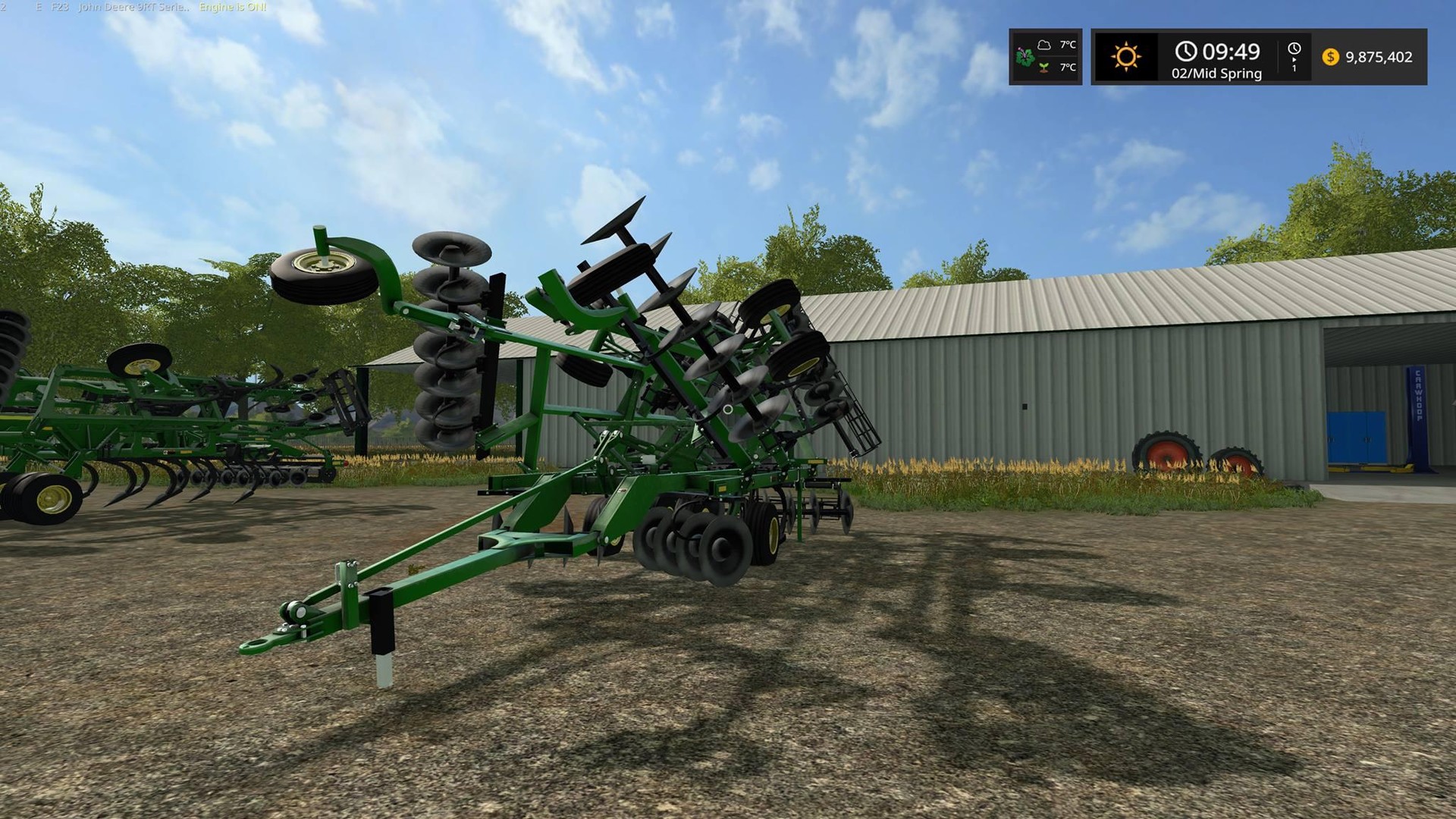 Fs mobile. John Deere 2720. John Deere 2720 Ripper. Farming Simulator 21. Зернометатель ФС 17.