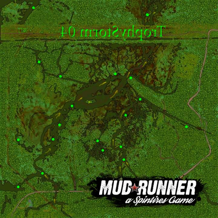 Mudrunner карта болото схема