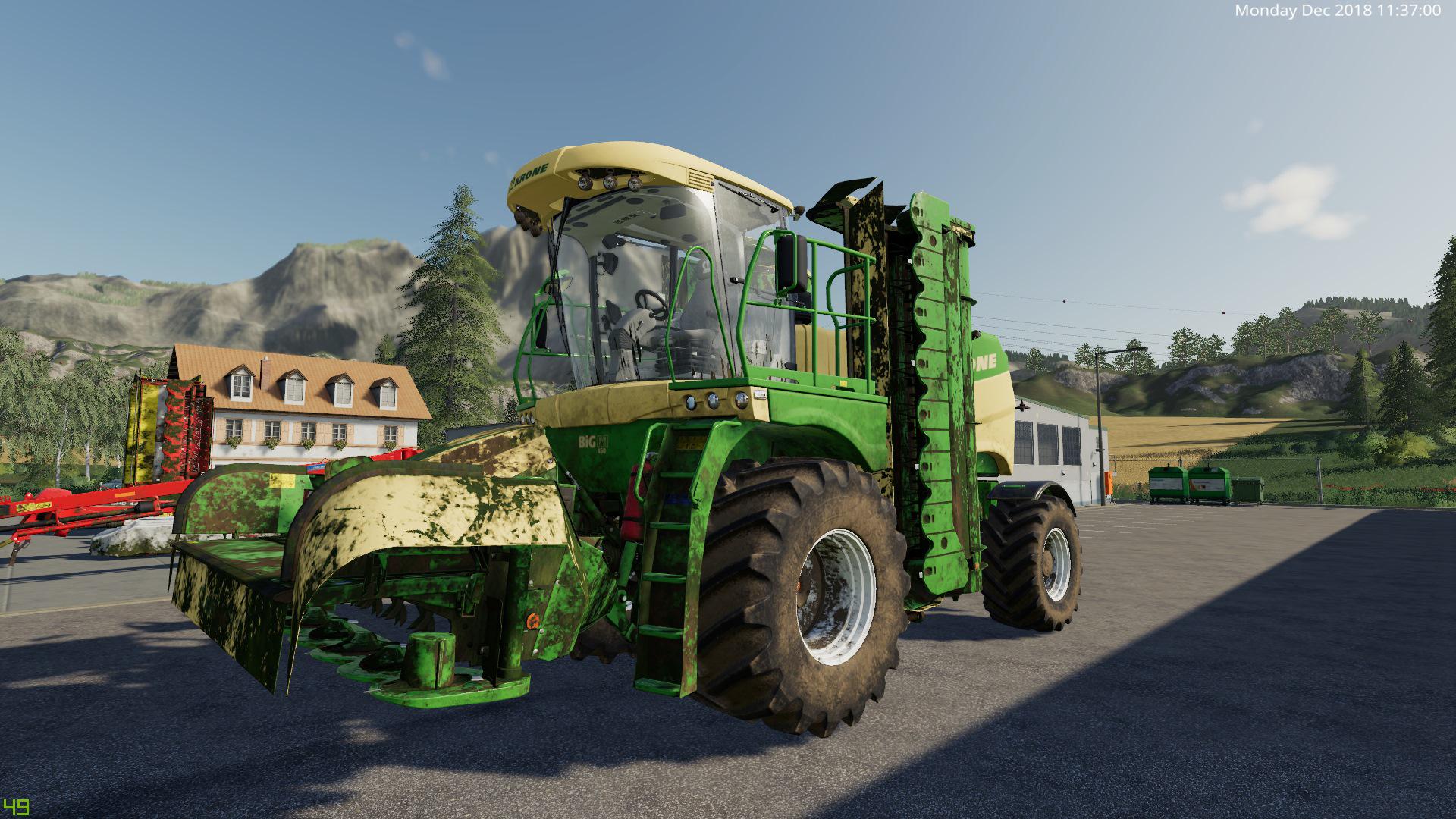 Farming simulator 19 косилка травы