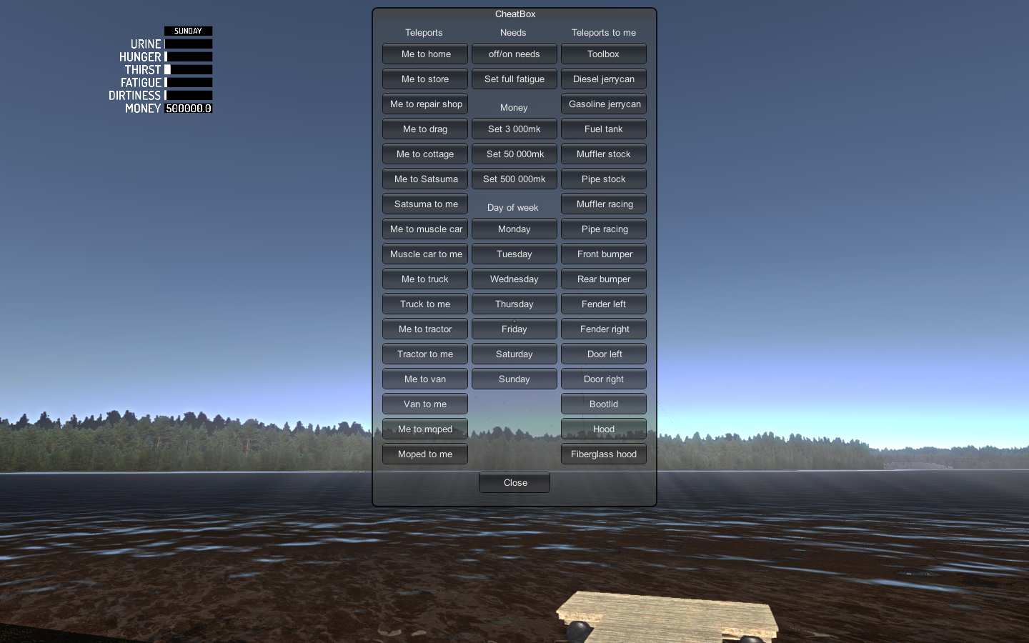 Мод CheatBox 1.0 для My Summer Car - MSC Другие моды <!--if(My Summer  Car)-->- My Summer Car<!--endif--> - Моды - MODSGAMING.RU - Моды для FS 19,  SpinTires, BeamNG, ETS2