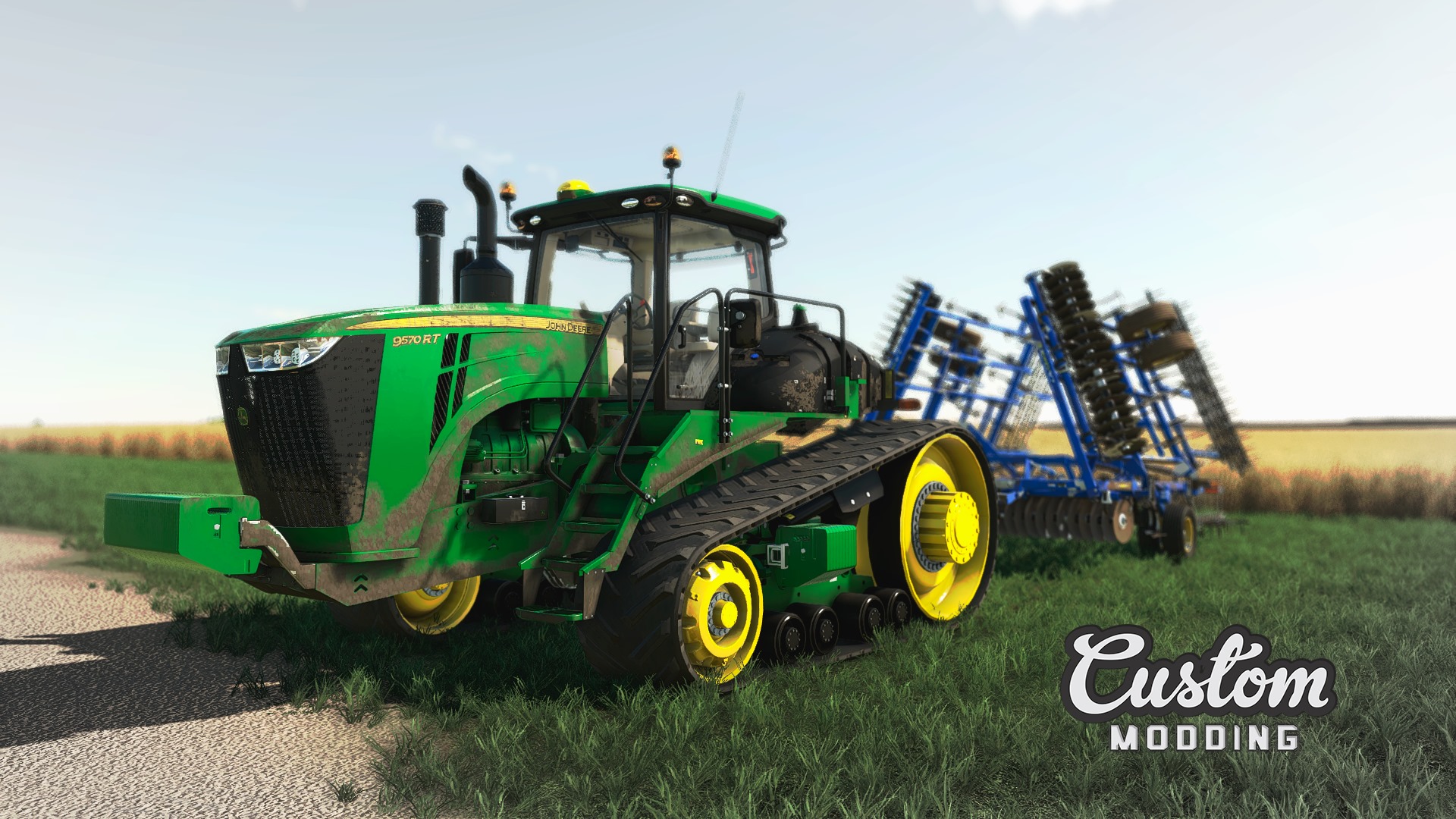 МОД John Deere 9rt Series V1000 ДЛЯ Farming Simulator 2019 Fs 19 Тракторы Farming 5690