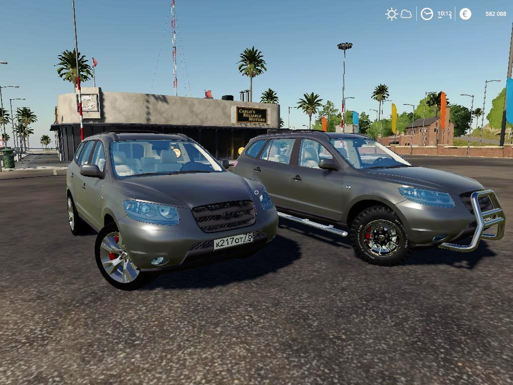 МОД Hyundai Santa Fe II V1.0 ДЛЯ FARMING SIMULATOR 2019 - FS 19 Машины  легковые <!--if(Farming Simulator 2019)-->- Farming Simulator  2019<!--endif--> - Моды - MODSGAMING.RU - Моды для FS 19, SpinTires,  BeamNG, ETS2