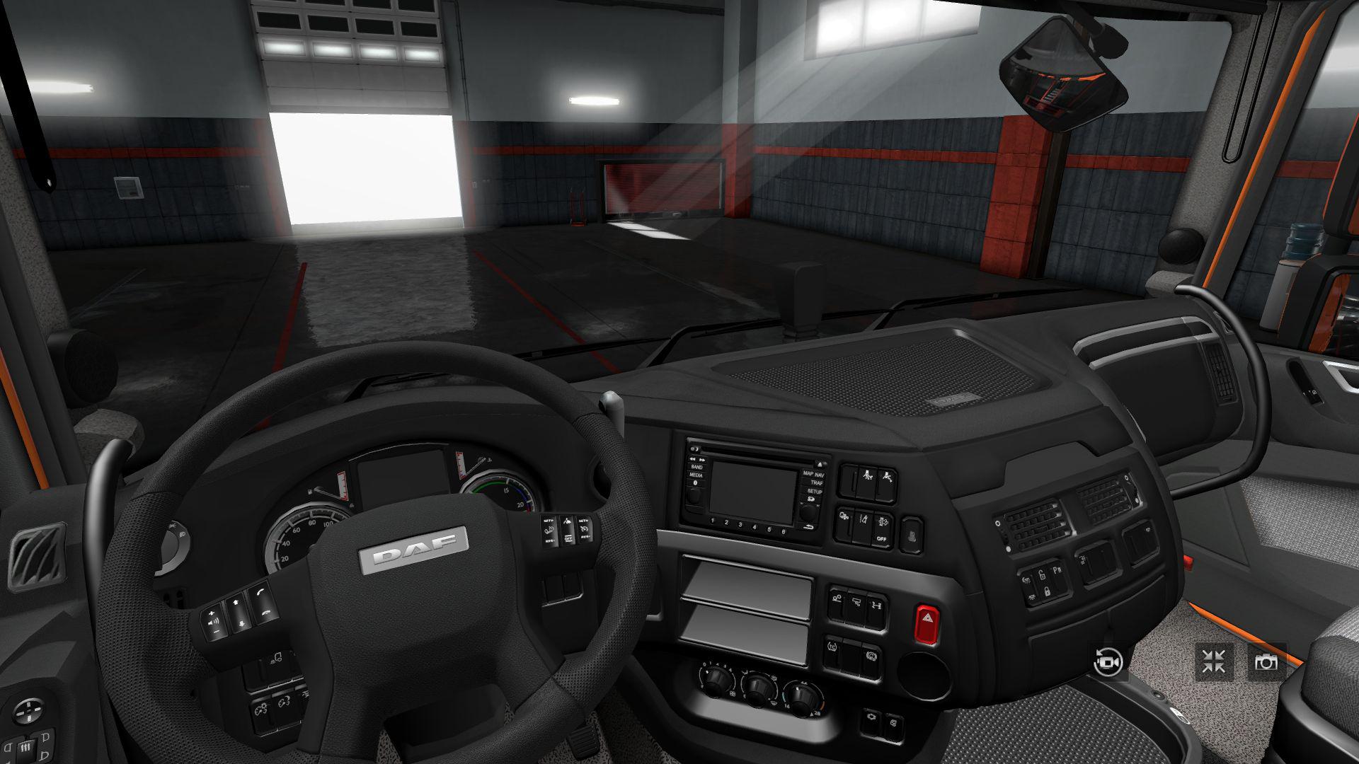 Интерьер для daf xf для euro truck simulator 2