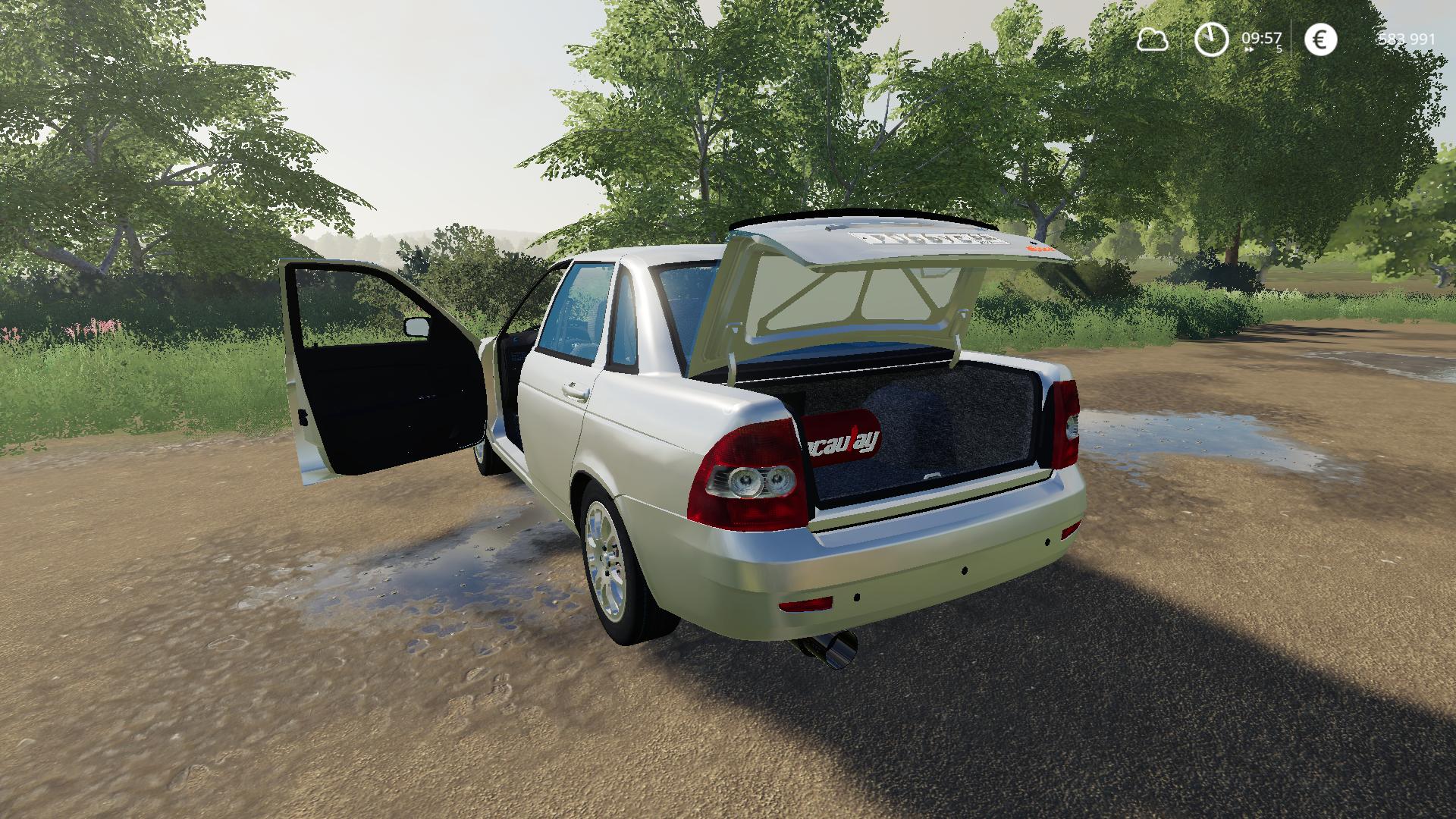 МОД Lada Priora Седан V1.0 ДЛЯ FARMING SIMULATOR 2019 - FS 19 Машины  легковые <!--if(Farming Simulator 2019)-->- Farming Simulator  2019<!--endif--> - Моды - MODSGAMING.RU - Моды для FS 19, SpinTires,  BeamNG, ETS2