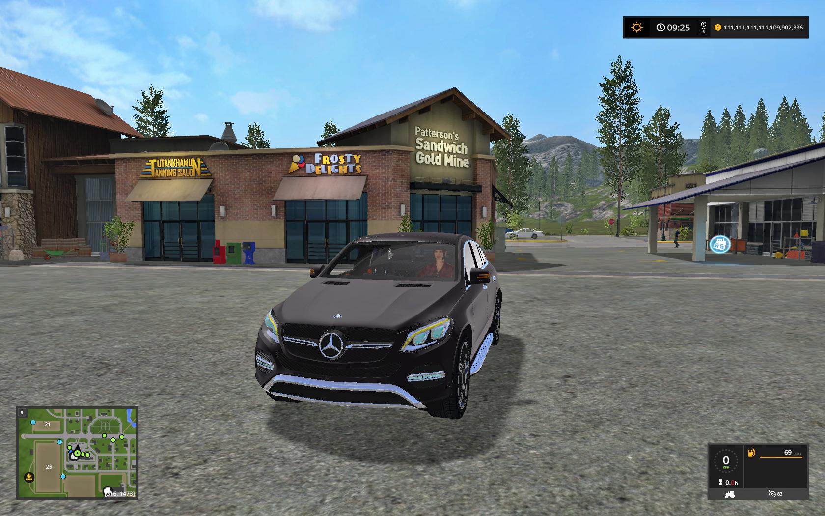 Moд Mercedes Gle v1.0 для Farming Simulator 2017 - FS 17 Машины легковые  <!--if(Farming Simulator 2017)-->- Farming Simulator 2017<!--endif--> - Моды  - MODSGAMING.RU - Моды для FS 19, SpinTires, BeamNG, ETS2