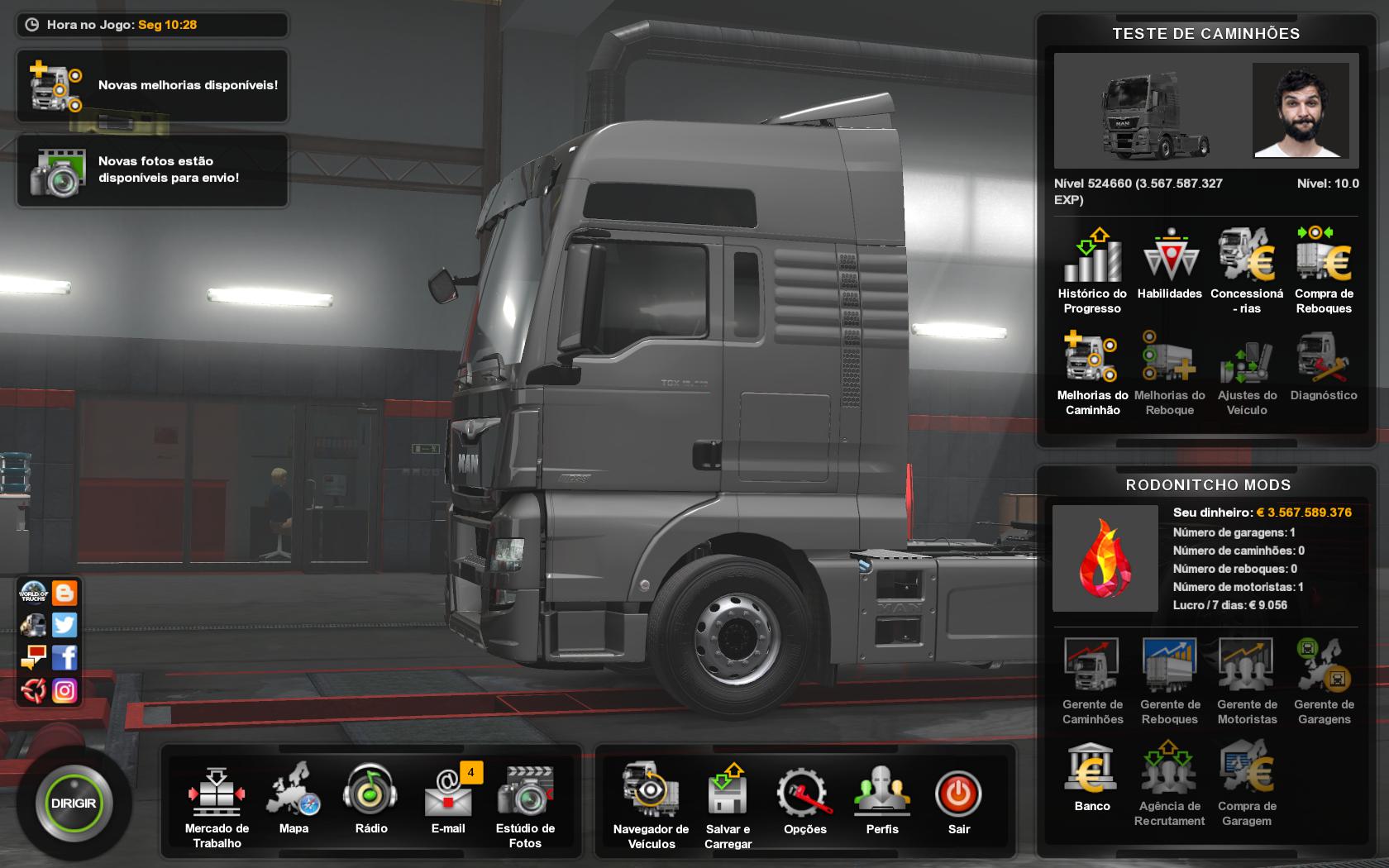 МОД Profile Teste De Caminhoes 1.36.x для Euro Truck Simulator 2 - ETS 2  Другие моды <!--if(Euro Truck Simulator 2)-->- Euro Truck Simulator  2<!--endif--> - Моды - MODSGAMING.RU - Моды для FS 19, SpinTires, BeamNG,  ETS2