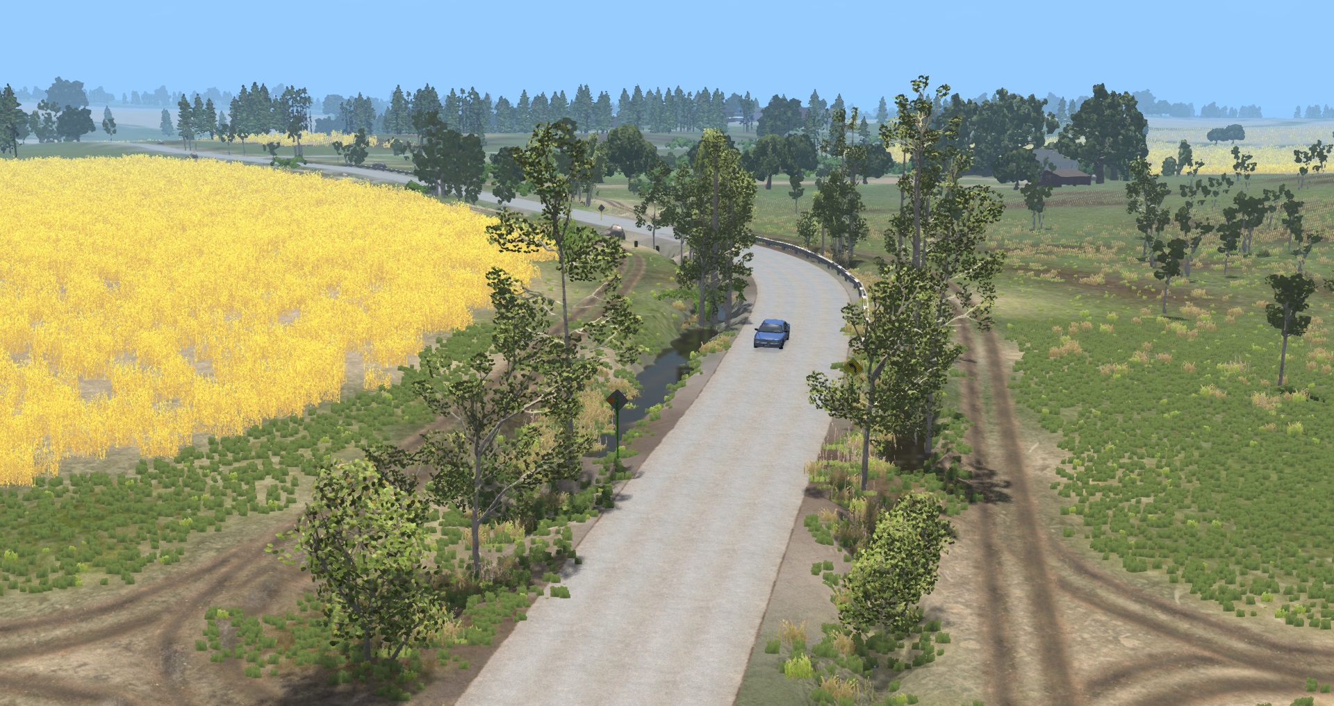 beamng drive desert highway map